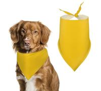 Milk Duck Yellow Dog Bandana Triangle Dog Scarf Washable Polyester Dog Bibs Cute Pet Bandana for Medium Large Dogs Puppy and Cats