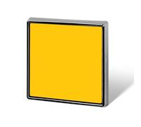 Milk Duck Yellow Square Lapel Pin, Lightweight Aluminum Brooch Pins, Personalized Metal Badge Exquisite Fashion Pin Badge for Jackets Hat Bag Shirts Clothes Daily Wear & Gift