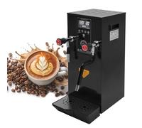 Milk Frother,12L/3.2gal Steam Boiling Water Frothing Machine - Fully-Automatic Coffee Frothing Machine Steam - Heavy-Duty 304 Stainless Steel, LCD Touch Screen Steamer,Black