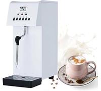 Milk Frother， 2500w Commercial, 6l Automatic Steam Machine Electric Steam Milk Frothing Machine Coffee Milk Foam Machine Steamer with LED Display for Tea Coffee Shop