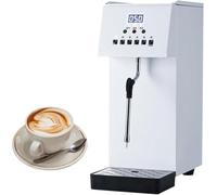 Milk Frother，2500W Commercial and Steamer, 6L Capacity, Automatic Steam Milk Bubble Maker, with LED Display, Multi-Purpose EElectric Steam Warmer Coffee Heating Machine Heater, for Tea Coff