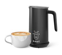 Milk Frother, 4-in-1 Electric Milk Steamer, 10oz/295ml Automatic Hot and Cold Foam Maker and Milk Warmer for Latte, Cappuccinos, Macchiato, from the Makers of Instant 500W, Black