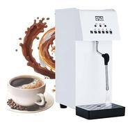 Milk Frother,, 6L Automatic Steam Boiling Water Frothing Machine with 5 Temperature Presets & LED Display, Espresso Coffee Foam Maker with 360° Steam Wands