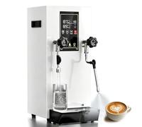 Milk Frother and Hot Water Dispenser, Full-Automatic 2 in 1 Machine with LCD Display, 12L Capacity for Coffee, Tea, and Lattes, Easy to Use