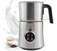 Milk Frother - Automatic Electric Foaming Machine with Infinite Control, Heats 65-75°C for Coffee, Latte, Cappuccino, Hot Chocolate