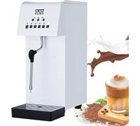 Milk Frother, Automatic Electric Steam Machine for Frothing Milk, Espresso Foam Maker with LED Display, 2500W Power