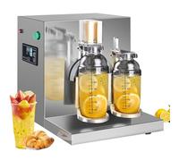 Milk Frother， Automatic Shaker Machine for Bubble Tea Tea Milk Tea Shaking Machine for 360° Mixing Cocktail Juice Coffee Milk Wine Double Cup Commercial Equipment