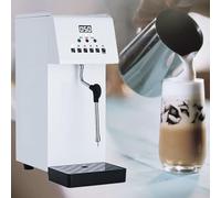 Milk Frother & Beverage Heater - Multi-functional Steamer with LED Display for Latte, Cappuccino, Coffee, Milk Tea Foam, Hot Water Dispenser - Ideal for Home & Hotel
