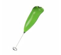 Milk Frother Coffee Whisk Electric Mixer Egg Beater Milkshake Whisk Electric Handheld Coffee Beater Black Cappuccino Maker (Green)