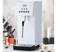 Milk Frother，Commercial and Steamer, 2500W Commercial, 6L Capacity, with LED Display, Multi-Purpose Espresso Coffee Milk Foam Machine Steamer, for Tea Coffee Shop, Dessert Shop