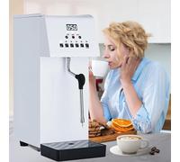 Milk Frother，Commercial and Steamer, 2500W Electric Automatic Coffee Foam Maker, Ideal for Home and Cafe Use