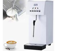 Milk Frother,Commercial Automatic and Steamer, Stainless Steel Electric Frothing Machine for Perfect Coffee, Milk, and Tea