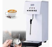 Milk Frother,Commercial Electric 2500W Steam Boiling Water Machine 6L Tank,304 Stainless Steel,5-Temp Preset,w LED Display for Latte Cappuccino Overheat Protection