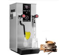 Milk Frother，Commercial Electric and Steamer, 2500W Espresso Coffee Foam Maker with LED Display, Ideal for Tea and Coffee Shops