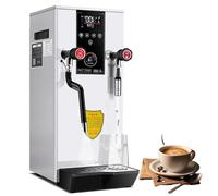 Milk Frother，Commercial Electric and Steamer, 2500W Espresso Coffee Foam Maker with LED Display, Ideal for Tea and Coffee Shops
