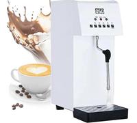 Milk Frother,Commercial, Full-Automatic Steam Boiling Water Frothing Machine with LCD Display, Ideal for Tea Coffee Shops and Dessert Making