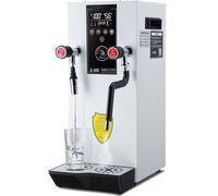Milk Frother，Commercial, Full-Automatic Steam Boiling Water Frothing Machine with LED Display, for Espresso Coffee Tea Dessert Shop Hotel