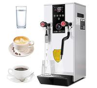 Milk Frother，Commercial Steam, Automatic Boiling Water Frothing Machine with LED Display, Fast Heating for Coffee and Milk, Ideal for Home and Cafe Use