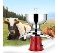 Milk Frother， Cream Separator, Stainless Steel Electric Fresh Milk Butter Splitter, with 15 Layer Separation Tray, Can Adjust The Flow Rate, Easy to Use, for Dairy Farm and Home