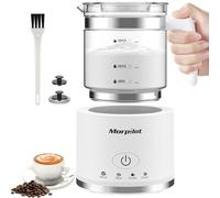 Milk Frother Electric 4 in 1-500ML Automatic Milk Frothers Large Capacity Milk Steamer and Heater Hot & Cold Milk Warmer for Latte Coffee Cappuccino