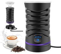 Milk Frother Electric 4 in 1 - Automatic Milk Frothers 600ml Large Capacity Milk Steamer Silent Operation Milk Heater and Warmer Hot & Cold Milk Foamer Maker for Latte Coffee Chocolate