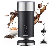 Milk Frother Electric 4 in 1 - Morpilot 240ml Automatic Frothers | Milk Steamer and Warmer Milk Heater and Foamer Hot and Cold Foam Maker for Coffee Cappuccinos Macchiato Latte