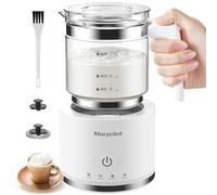Milk Frother Electric 4 in 1 - Morpilot Automatic Milk Frothers 500ML Large Capacity Milk Steamer and Heater Hot & Cold Milk Warmer for Coffee Latte Cappuccino