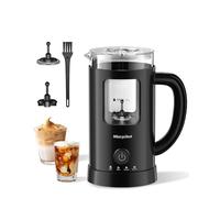 Milk Frother Electric 4 in 1 - Morpilot Automatic Milk Frothers 600ml Large Capacity Milk Steamer Milk Heater and Warmer Hot or Cold Milk Foam Maker for Capuccino Chocolate Latte Coffee
