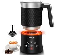 Milk Frother Electric 5 in 1 - Automatic Milk Frothers 350ml Large Capacity Split Milk Steamer Silent Operation Milk Heater and Warmer Hot & Cold Milk Foamer Dishwasher Safe for Latte Coffee Chocolate