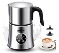 Milk Frother Electric 5 in 1 - Automatic Milk Frothers 500ml Large Capacity Split Milk Steamer Silent Operation Milk Heater and Warmer Hot & Cold Milk Foamer Dishwasher Safe for Latte Coffee Chocolate