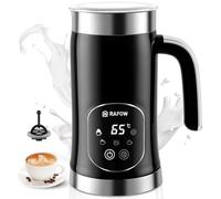 Milk Frother Electric 5 in 1 - Milk Steamer Automatic Milk Frothers 350ml Large Capacity Silent Operation Milk Heater and Warmer Hot & Cold Milk Foamer for Latte Coffee Chocolate