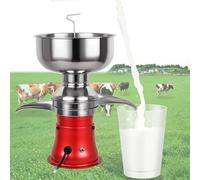 Milk Frother, Electric Fresh Milk Cream Separator 50L/H Cream Butter Splitter Centrifugal Goats Cows Turn Raw Whole Milk into Skim Milk, Professional Cream Centrifugal Machine with 8L Milk B