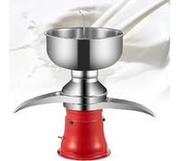 Milk Frother， Electric Fresh Milk Cream Separator for Cow Milk 50L/H Milk and Cream Butter Separator Machine with 8L Bowl Capacity, Centrifugal Goats Cows Turn Raw Whole Milk into Skim Milk