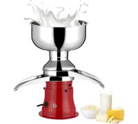 Milk Frother,Electric Fresh Milk Cream Separator Machine for Cow Milk, 50L/H High Efficiency, Ideal for Farmers to Separate Milk and Cream for Butter Making