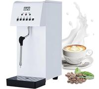 Milk Frother,Electric Machine, 6L Commercial Coffee Foam Maker with LED Display, 2500W Steamer for Cafes, Bubble Tea Shops, and Snack Stores