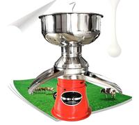 Milk Frother,Electric Milk Cream Centrifugal Separator, Multifunctional Stainless Steel Electric Cream Separator, Milkshake Frothers Separator for Goats Cows Milk Home Dairy Farm