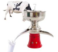 Milk Frother,Electric Milk Cream Separator, Food Grade Stainless Steel, Adjustable Speed for Homemade Dairy Processing, Sheep & Goat Milk