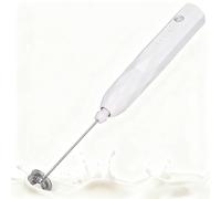 Milk Frother Electric Milk Foam Maker 2 Heads Handheld Whisk Coffee Mixer Adjustable USB Charging Egg Beater for Cappuccinos Hot Chocolate