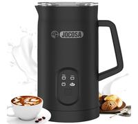 Milk Frother, Electric Milk Frother 4 in 1 Automatic Milk Steamer, 11.8OZ / 350ML Cold and Hot Foam Maker for Coffee,Latte, Cappuccino, Macchiato, Hot Chocolate (Black)