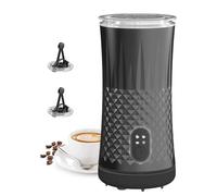 Milk Frother Electric,Syslux 4 IN 1 Automatic Warm and Cold Milk Foamer,Quiet Operation,Effortless Foam,Unique Diamond Design,Temperature Control,for Coffee Latte, Cappuccino,Macchiato,Chocolate