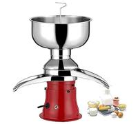 Milk Frother， Fresh Milk Cream Centrifugal Separator, 304 Stainless Steel Electric Cream Separator, 50L/H Cream Butter Splitter Centrifugal Goats Cows Turn Raw Whole Milk into Skim Milk
