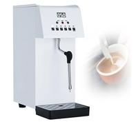 Milk Frother, Fully Automatic Commercial Grade with LED Display, 4-Hole Steam Nozzle, Removable Drip Tray, Non-slip Base, 6L Capacity