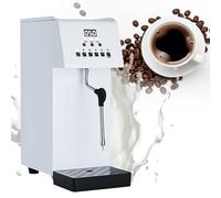Milk Frother， Fully Automatic Steam Machine,6L Commercial Steam Machine,w/LED Display and 4 Holes Steam Nozzle,for Tea Coffee Dessert Shop
