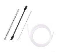 Milk Frother Hose Replacement Kit for Siemens for EQ6 Series, Coffee Machine Tube Set with Install, Design for Barista Use(set4)