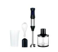 Milk Frother,Immersion Blender Handheld, 1000W Powerful Hand Blender, 5-Speed Speed Adjustment, Stainless Steel Smart Stick with Egg Beaters and Chopper Food Processor, for Soup, Meat, Smoot