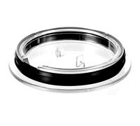 Milk Frother Lid for Nespresso Aeroccino 3 3R, Plastic Milk Frother Cover for Nespresso Parts 93271 Frother Replacement 3593 3594 Milk Frother Cover Seal Lid