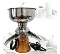 Milk Frother, Milk Cream Centrifugal Separator, Electric Cream Separator with Bowl Stainless Steel Goat Cow Milk Separator Turning Raw or Whole Milk into Cream and Skim Milk,Yellow