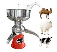 Milk Frother, Milk Cream Centrifugal Separator, Multifunctional Electric Fresh Milk Cream Separator Stainless Steel Centrifuge Cheese Makers Separator for Fresh Goat Cow Milk,Red