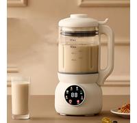 Milk Frother,Multifunctional Soymilk Machine, Household Soymilk Machine, with 10 Stainless Steel Blades, 12 Hours Timer, One-Touch Cleaning, 7 Functions, for Enjoying a Nutritious Breakfast