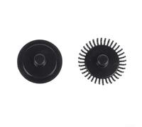 Milk Frother Replacement Head Set, Reusable ABS Whisk in Black